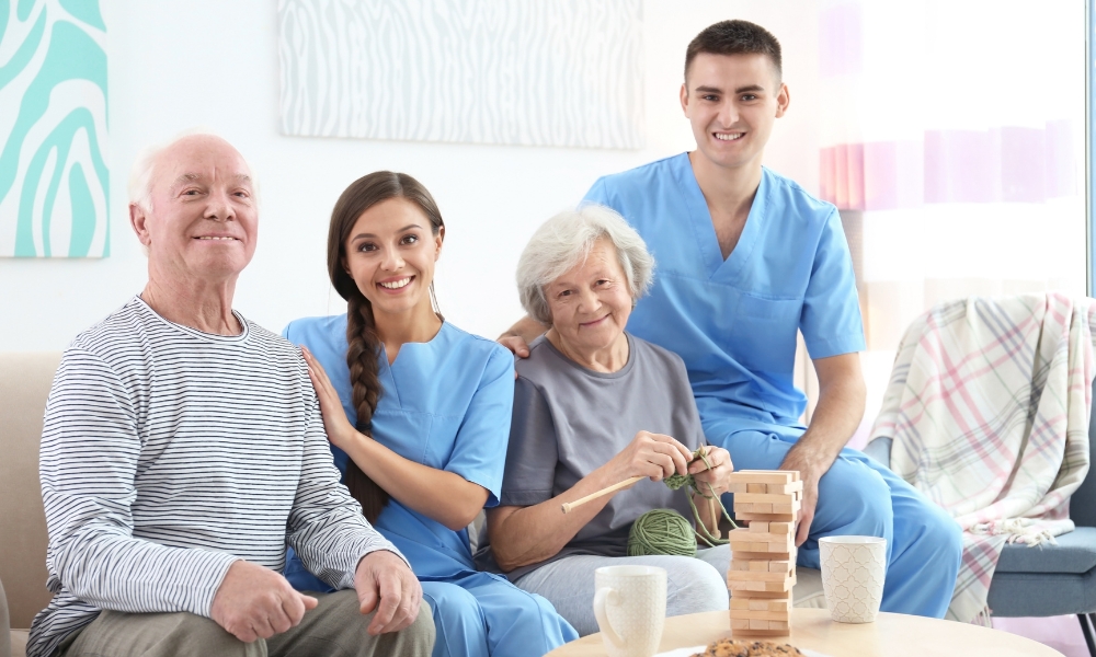 Home healthcare provider offering compassionate skilled nursing support to patient and family at home